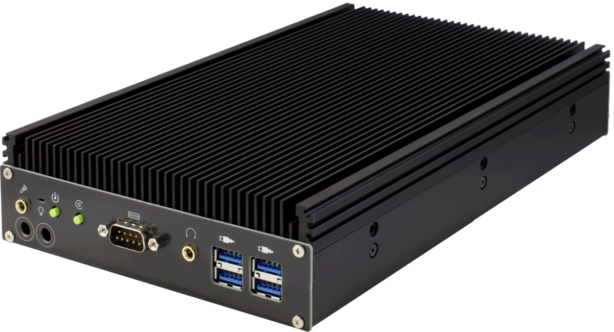 KingYoung E300F Industrial Computer, Front