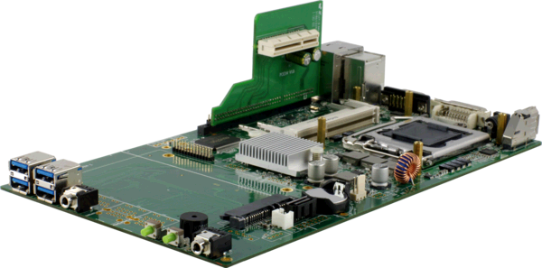 S685E Small Industrial Computer with with PCIe slots, Motherboard